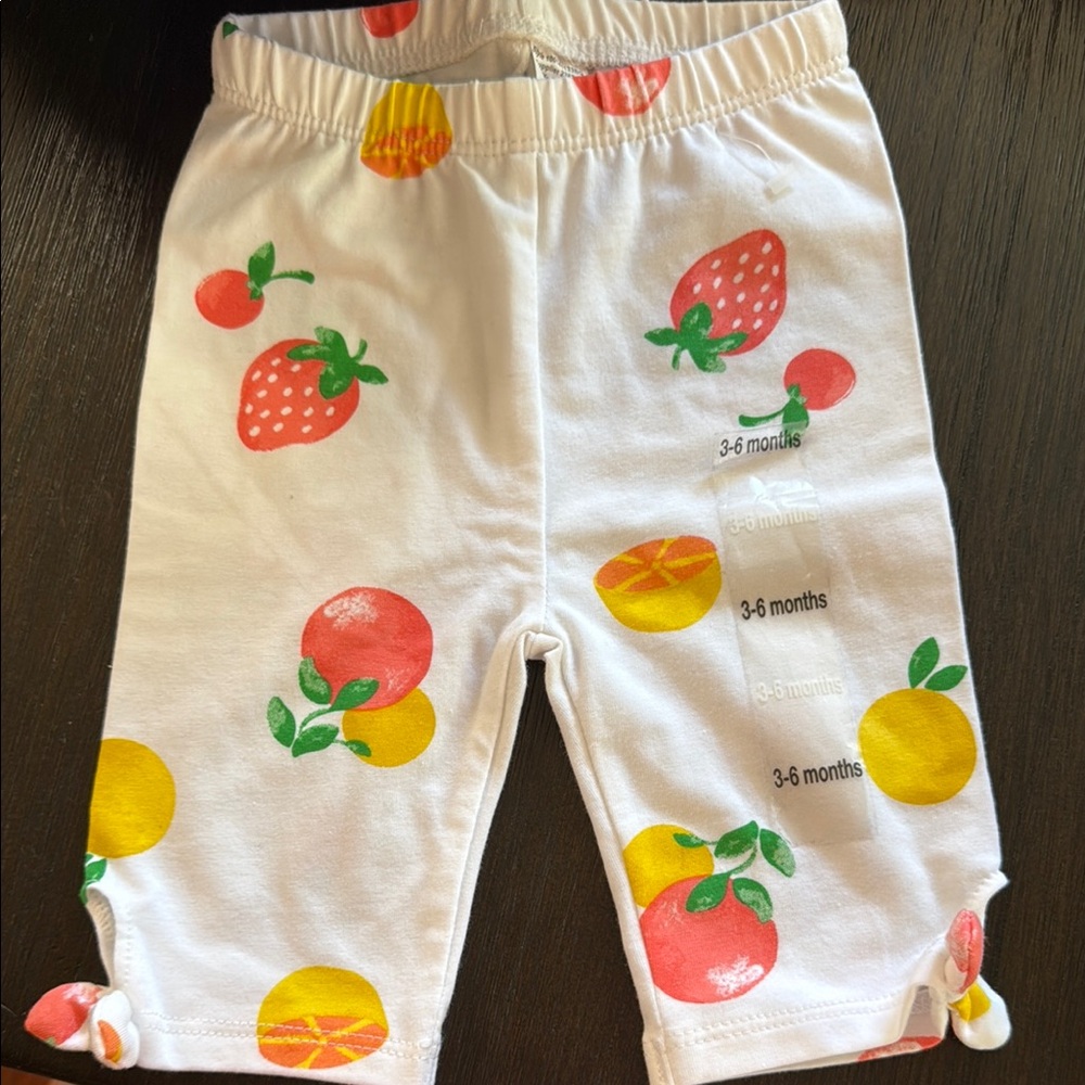 Baby Girls Fruit Capri Pants